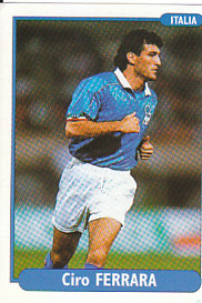 Ciro Ferrara Italy samolepka DS EUROfoot 96 #185